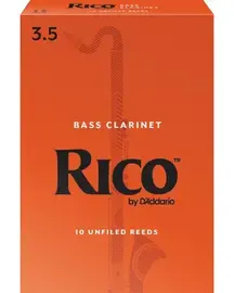 Трость для кларнета бас RICO Unfiled  REA1035