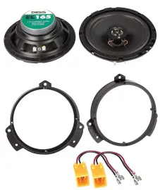 ACV 16,5cm 100Watt 2-Wege Lautsprecher für Subaru Forester 2015 Hecktüren Auto B