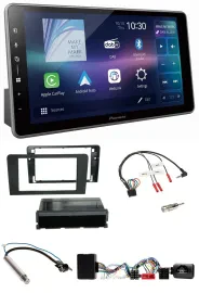 Pioneer Bluetooth USB DAB Lenkrad Autoradio für Audi A3 Symphony Aktivsystem ISO