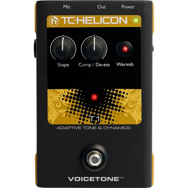 Вокальный процессор TC Helicon VoiceTone T1 Vocal Tone and Dynamics
