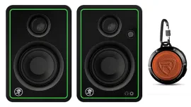 Pair Mackie CR3-XBT 3" 50 Watt Bluetooth Studio Monitors Speakers+Home Speaker