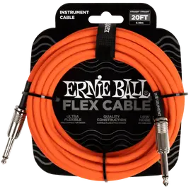 Инструментальный кабель Ernie Ball 6421 6м Flex Orange