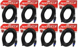 Спикерный кабель Rockville RCSS1425 Black 7.6 м (8 штук)