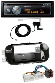 Автомагнитола для Kia Soul PS (с 2014) Pioneer Bluetooth, DAB, MP3, USB, CD, черный глянец