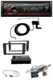 Автомагнитола Pioneer для Audi A3 8P (2006–2012) DAB, USB, MP3, Bluetooth, совместима с Bose/Symphony (активная система)
