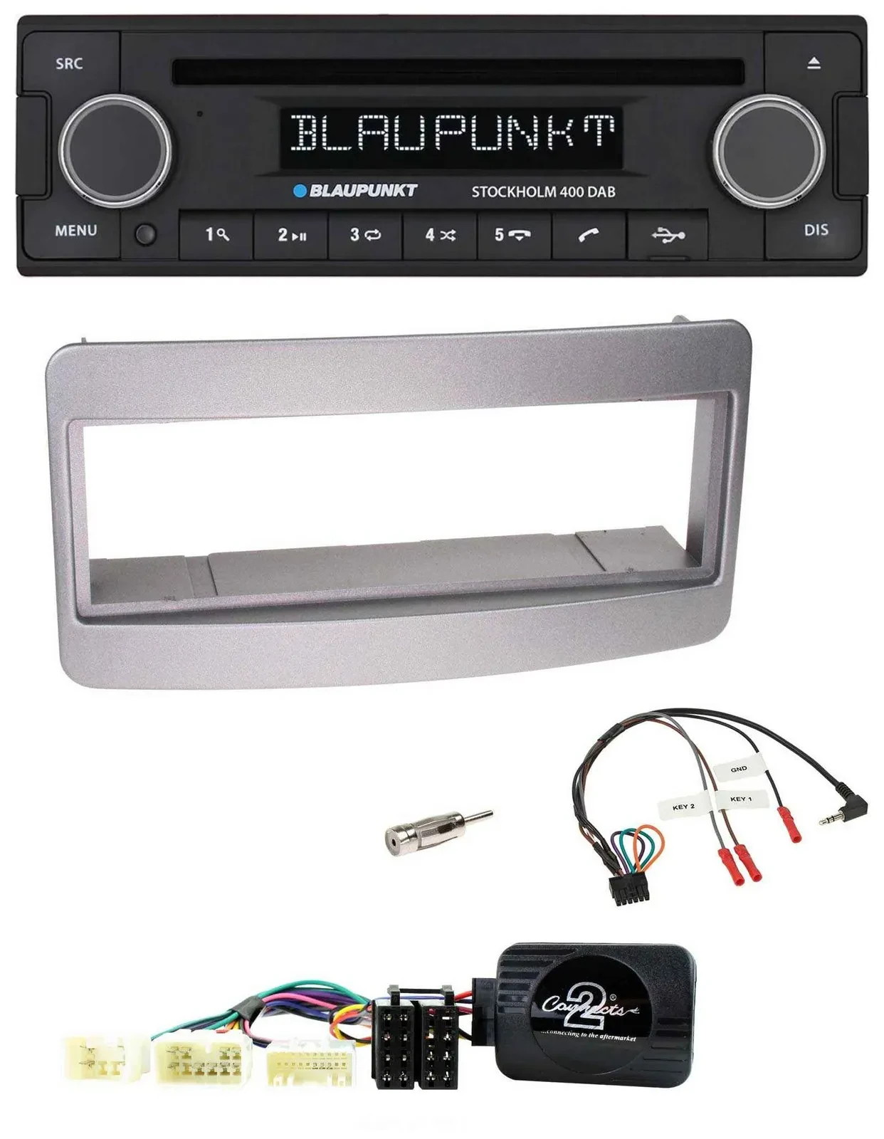 Автомагнитола для Toyota RAV4 2001–2006 Blaupunkt Bluetooth, DAB, CD, USB