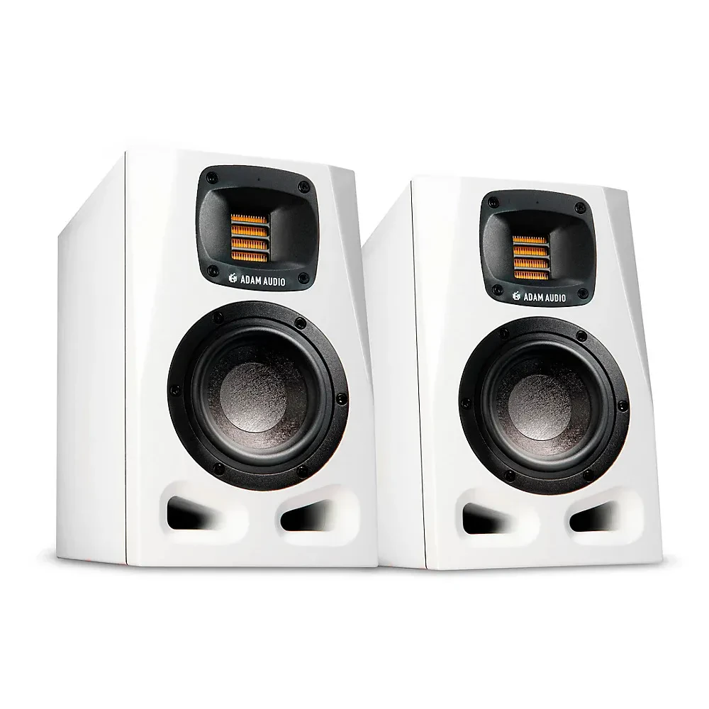 Студийный монитор ADAM Audio A4V 4", 2‑полосный, активный, цвет: белый (Limited White) (набор, пара)