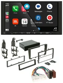 JBL USB 2DIN MP3 Bluetooth AUX Autoradio für Lexus IS 300 (2001-2005)