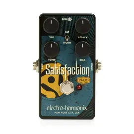 Б/У Педаль эффектов для электрогитары Electro-Harmonix Satisfaction Plus Fuzz, аналоговая, True Bypass