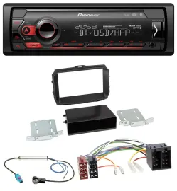 Pioneer MP3 USB DAB Bluetooth Autoradio für Alfa Romeo Giulietta 2013-2021 ISO