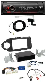 Автомагнитола Pioneer для Toyota Yaris (с 2014) DAB, USB, Bluetooth, черный