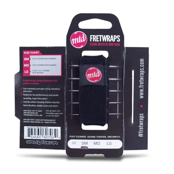 Gruv Gear MTD FretWraps String Muter, 1-Pack, Large