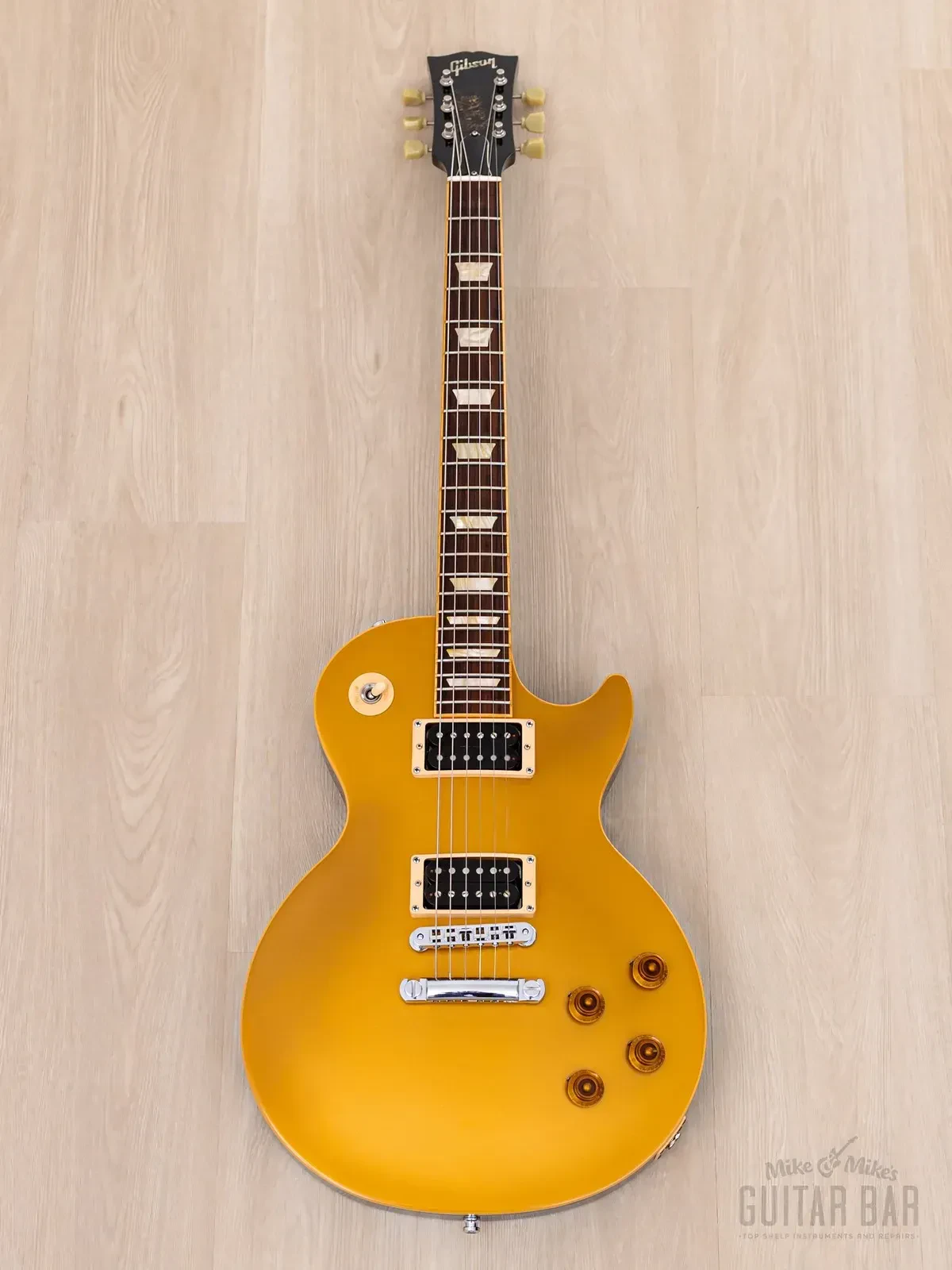 Электрогитара Gibson Limited Edition Les Paul Standard Slash Signature HH Goldtop w/case USA 2008