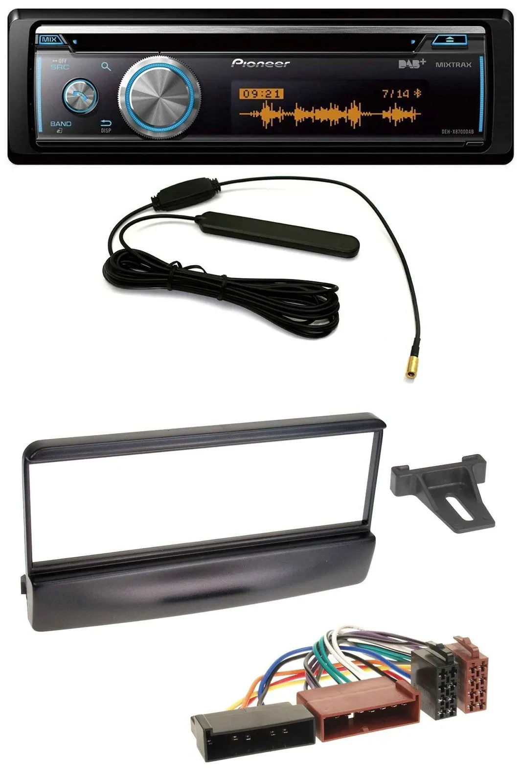 Pioneer CD USB Bluetooth DAB MP3 Autoradio für Ford Mondeo 96-02 Puma ab 97 Tran