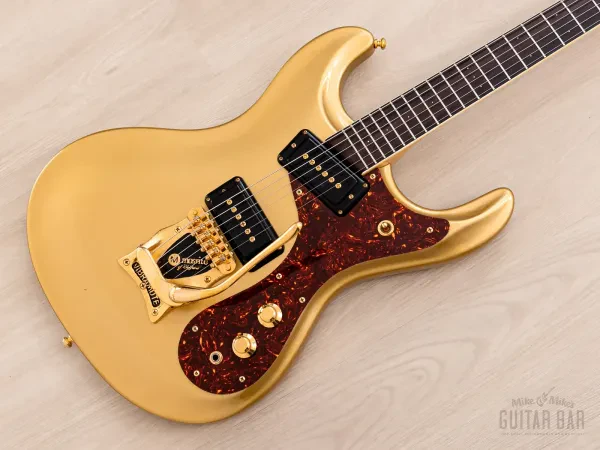 2000s Mosrite Ventures Model Super Custom 65 w/ Vibramute & Case, Kurokumo