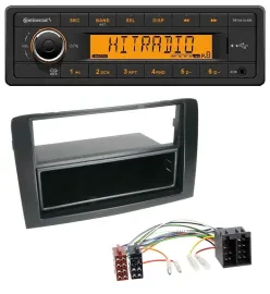 Continental 1DIN USB AUX MP3 Autoradio für Fiat Idea (350 03-11) schwarz