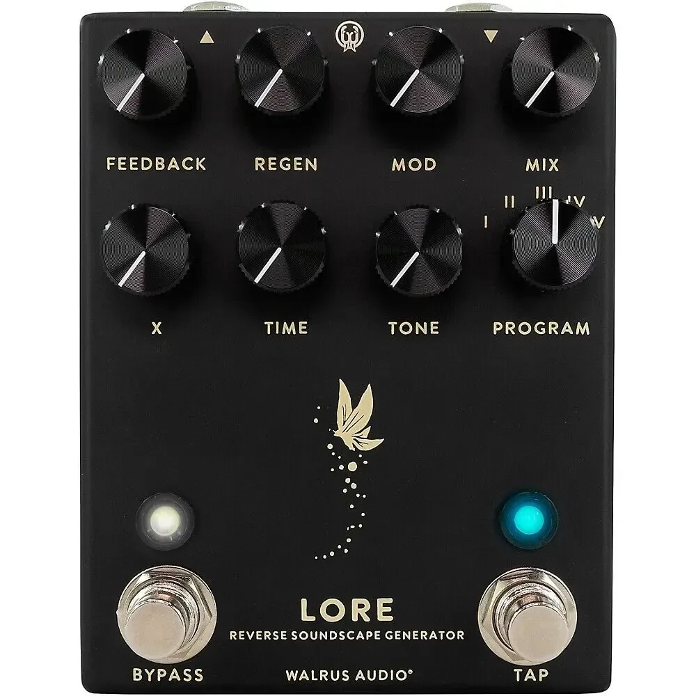 Педаль эффектов для электрогитары Walrus Audio Lore Reverse Soundscape Generator Effects Pedal Black