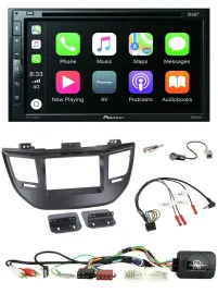 Pioneer DVD 2DIN Lenkrad DAB Bluetooth USB Autoradio für Hyundai Tucson 15-20 sc