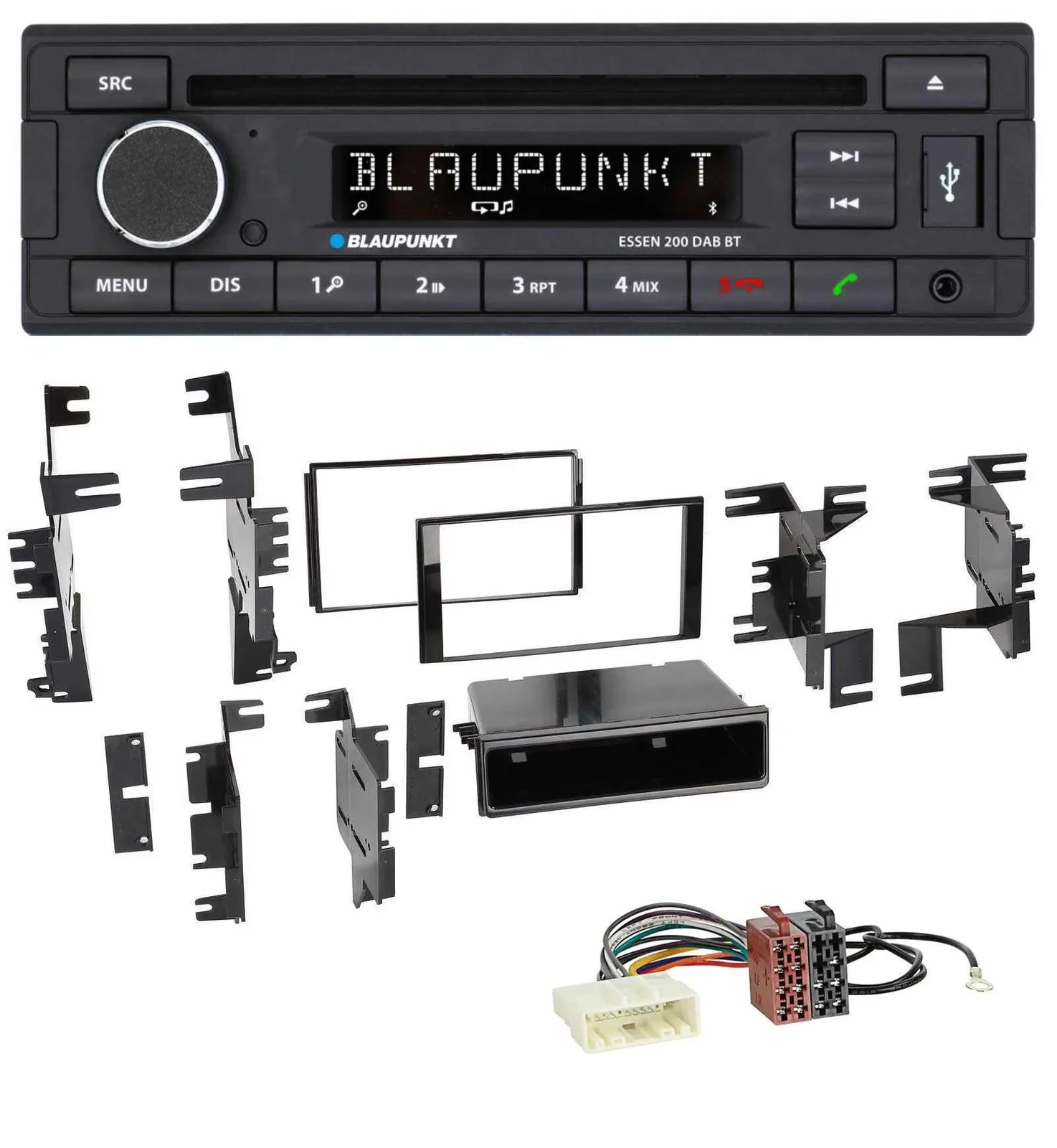 Blaupunkt USB MP3 Bluetooth DAB CD Autoradio für Nissan Cube ab 09 Frontier ab 1