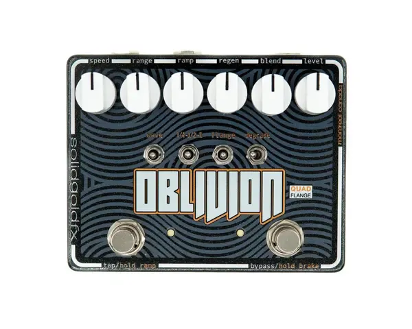 Педаль эффектов для электрогитары SolidGoldFX Oblivion Quad Flanger