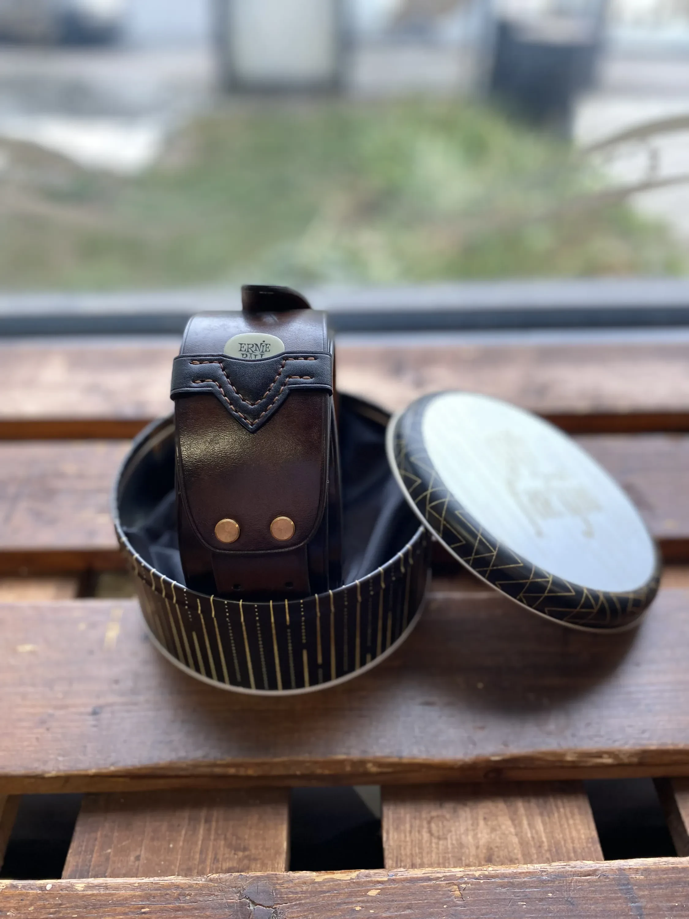 Ремень для гитары Авторский "Осенний Джаз"