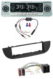 Автомагнитола для Fiat 500 (с 2007) Dietz DAB, USB, MP3, Bluetooth, черный