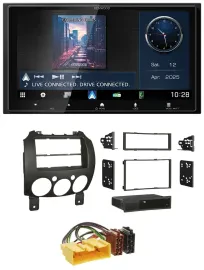 Автомагнитола для Mazda 2 (с 2007) Kenwood 2 DIN Bluetooth, USB, DAB, MP3