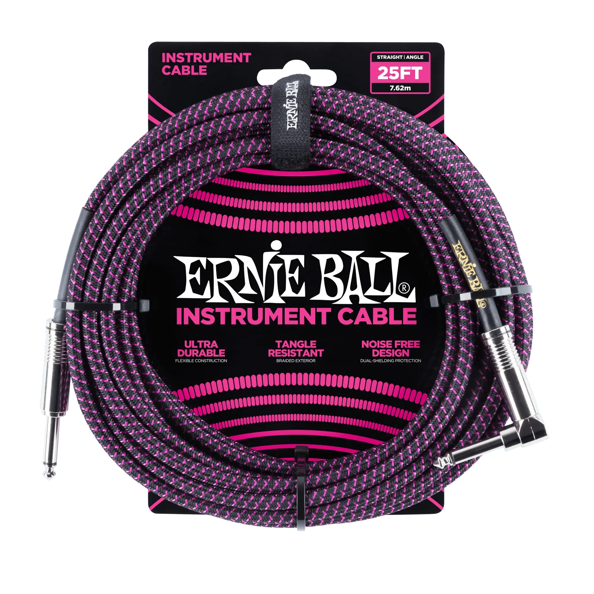 Инструментальный кабель Ernie Ball 6068 7.5м Braided Purple
