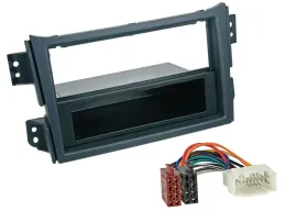 Einbauset DIN Autoradio für Opel Agila B 2008-2014 Suzuki Splash