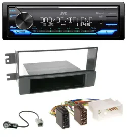JVC Bluetooth DAB USB MP3 Autoradio für Kia Cerato (ab 2007)
