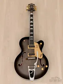 Полуакустическая электрогитара Gretsch G6120DE Duane Eddy Signature Ebony Burst, First Year Japan 1997 w/Case