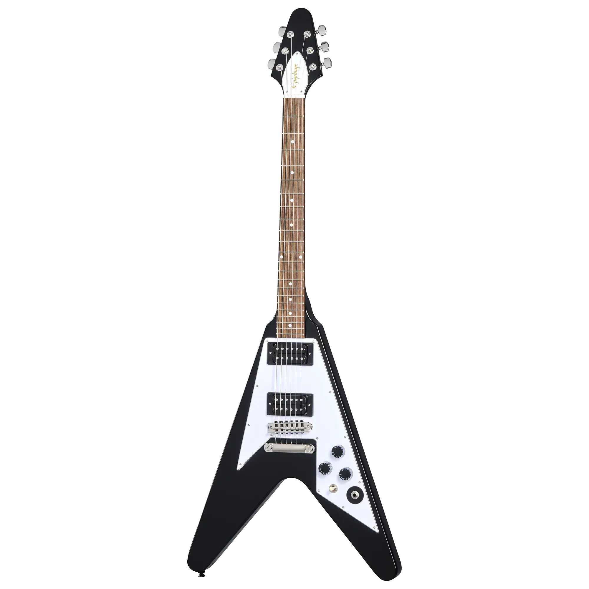 Электрогитара Epiphone Kirk Hammett 1979 Flying V Ebony с кейсом