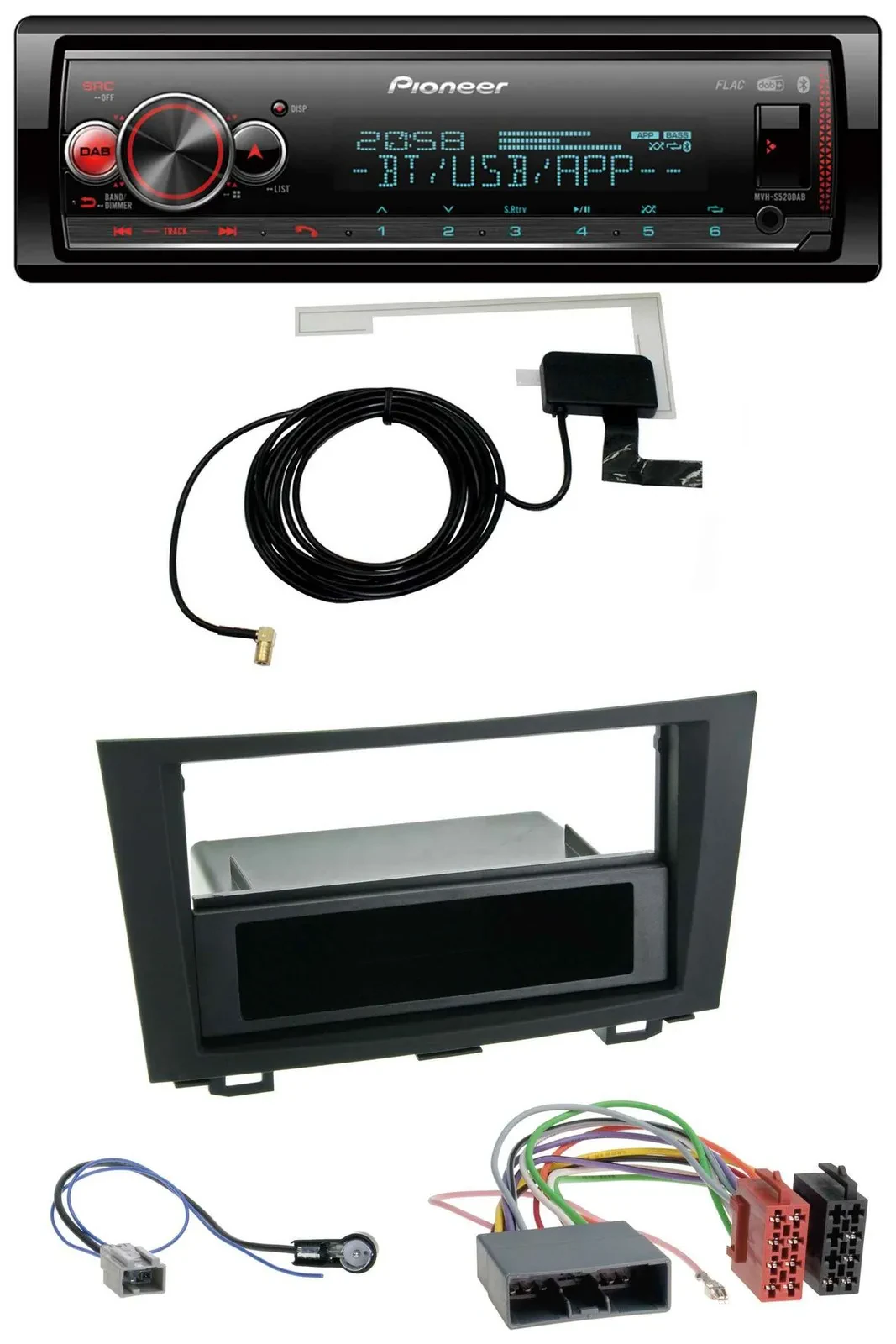 Автомагнитола для Honda CR‑V (с 2007) Pioneer Bluetooth, DAB, USB, MP3