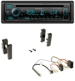 Kenwood Bluetooth DAB CD MP3 USB Autoradio für Audi A3 (8L, 1996-2000)