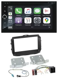 Blaupunkt 2DIN Bluetooth DAB USB DVD MP3 Autoradio für Alfa Giulietta 2013-2021