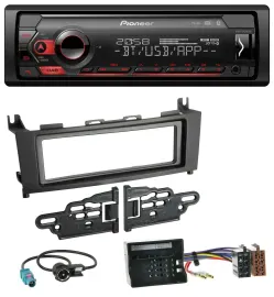 Pioneer MP3 USB DAB Bluetooth Autoradio für Mercedes GLK (2008-2012)