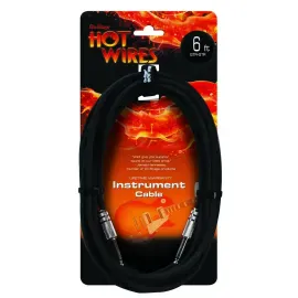 Патч-кабель инструментальный для гитары Hot Wires IC-3 3' 1/4"