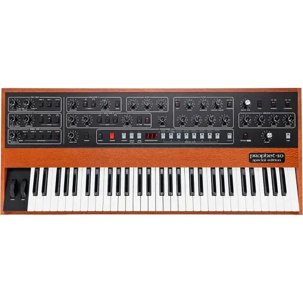 Синтезатор аналоговый Sequential Prophet-10 Special Edition Lacewood