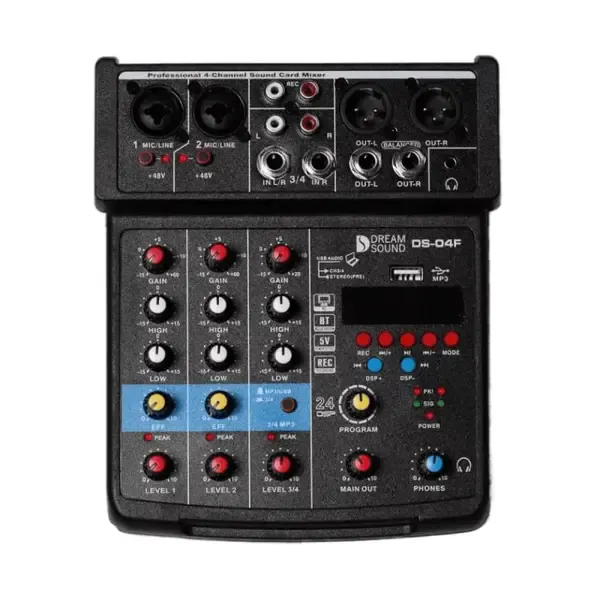 Аналоговый микшер DreamSound DS-04F