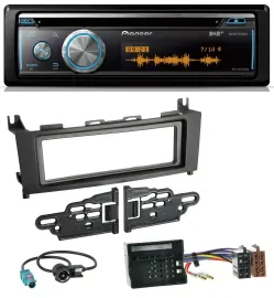 Pioneer MP3 DAB USB CD Bluetooth Autoradio für Mercedes GLK (2008-2012)
