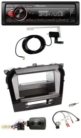 Автомагнитола для Suzuki Vitara (с 2015) Pioneer 1-DIN MP3 DAB USB, черный глянец
