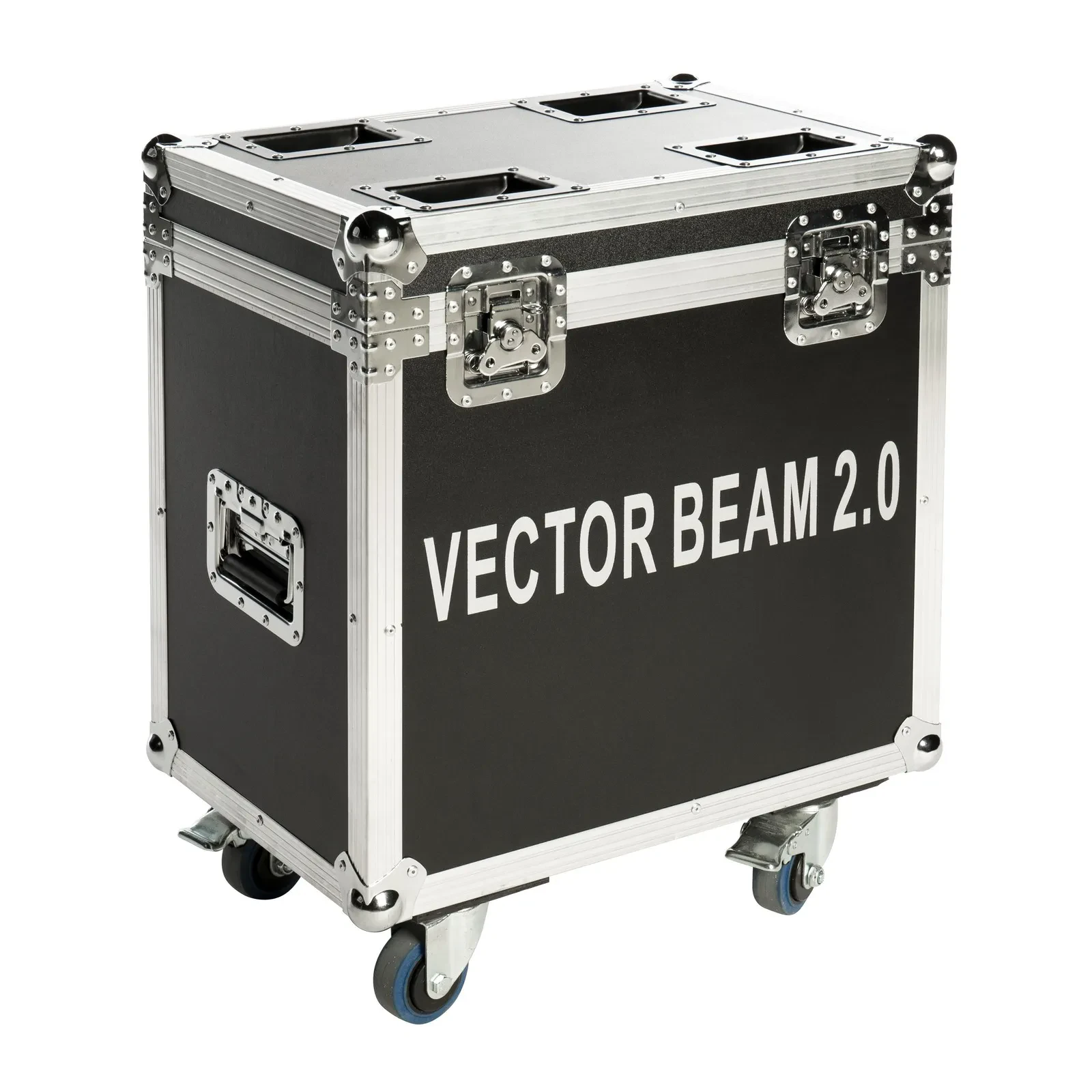 Кейс для светового оборудования lightmaXX TOUR CASE 2x VECTOR Beam 2.0 черный, на 2 прибора, с колесами