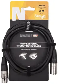 Микрофонный кабель Stagg NMC3R 3 м