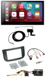 Pioneer USB Bluetooth DAB Lenkrad 2DIN Autoradio für Mitsubishi Colt 2008-2020