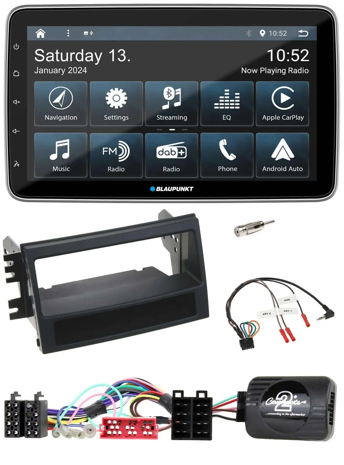 Автомагнитола Blaupunkt USB DAB SD Bluetooth для Kia Soul (2009–2011)