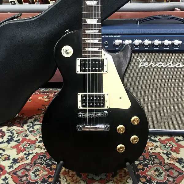 Электрогитара Gibson Les Paul Studio Satin Black w/case USA 2009
