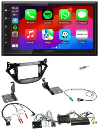 Kenwood Lenkrad USB DAB 2DIN Bluetooth Autoradio für Opel Adam Corsa E 2017-2019