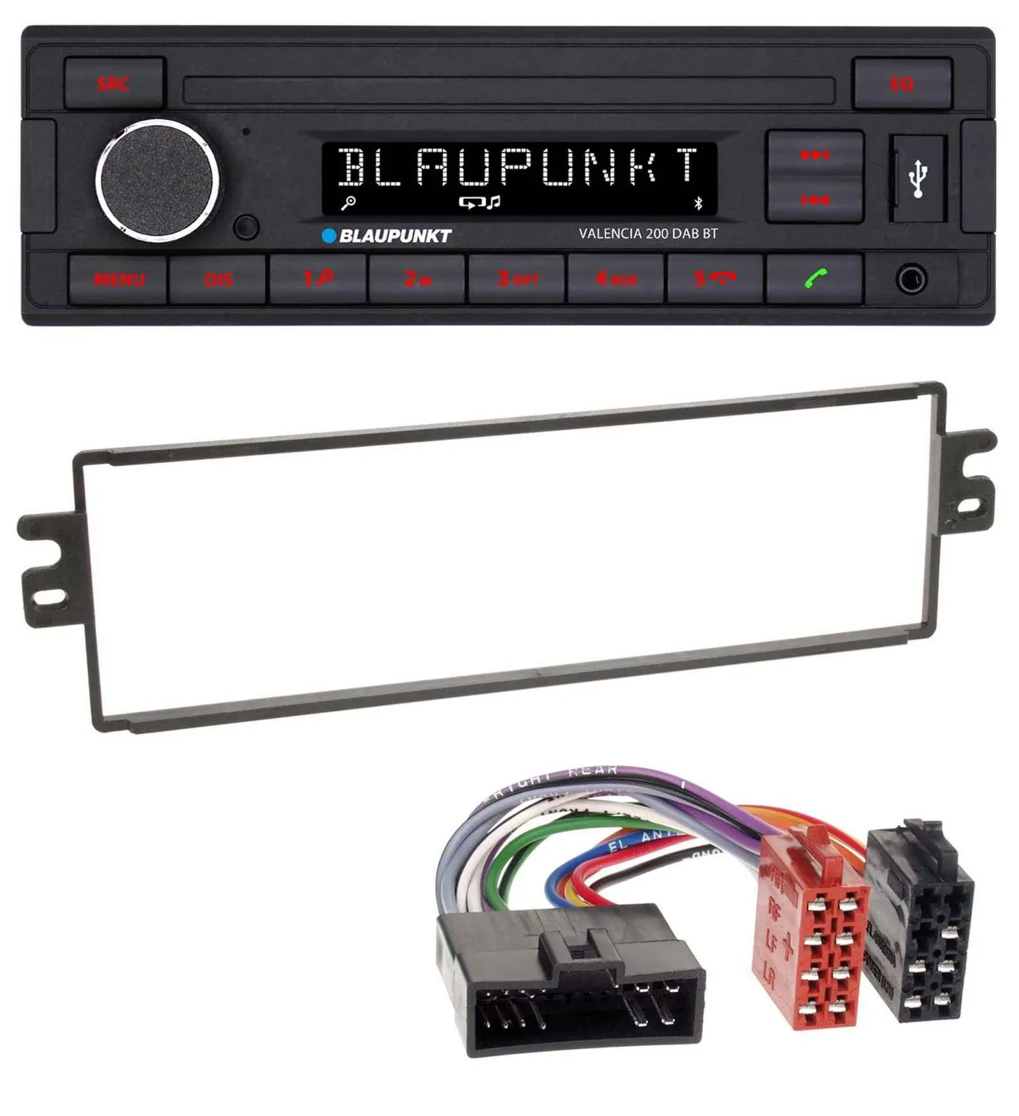 Blaupunkt DAB MP3 Bluetooth USB Autoradio für Kia Rio Clarus Carens bis 2002