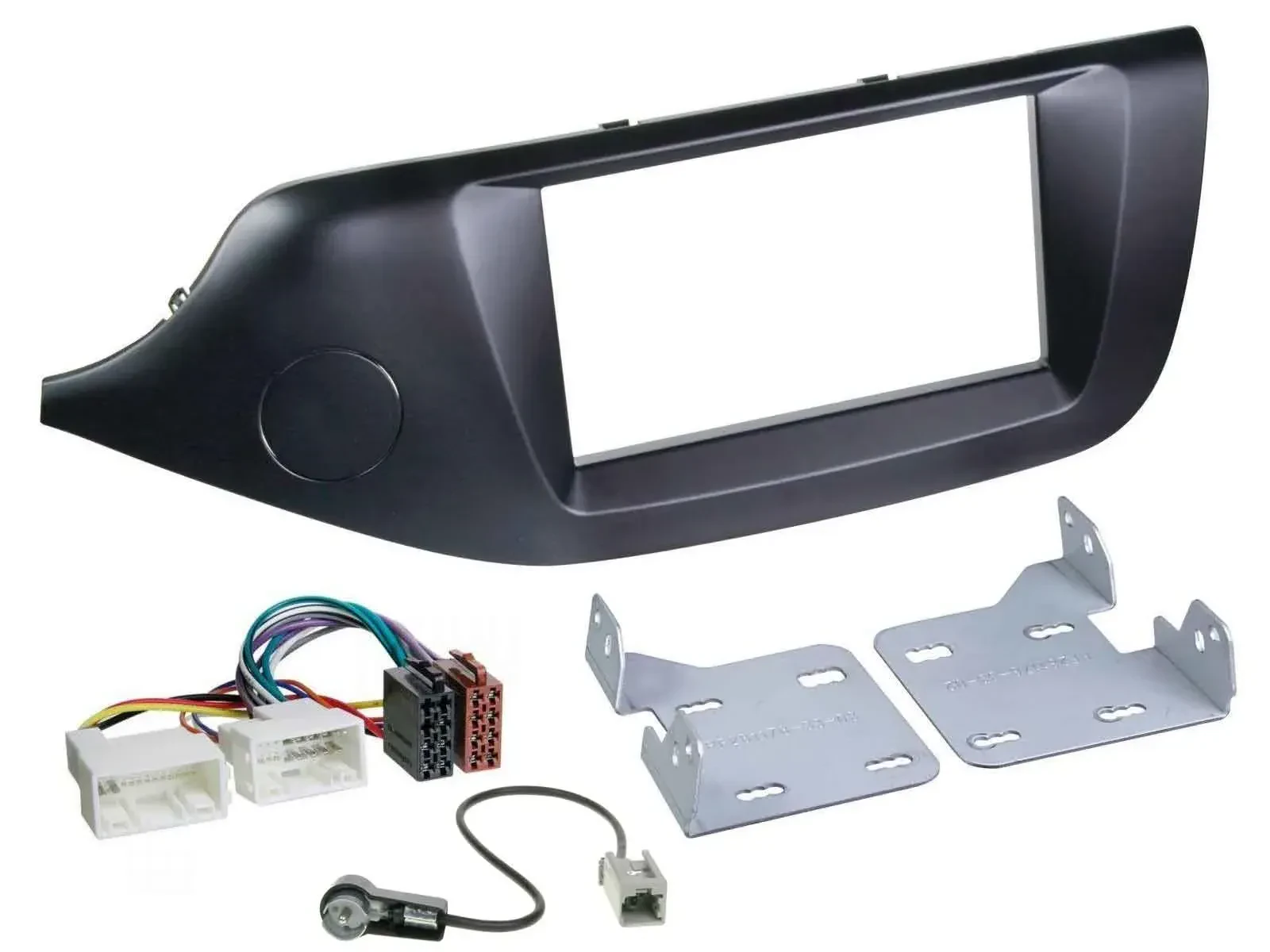 Radioeinbauset Doppel DIN Autoradio für Kia Ceed (ab 12) schwarz