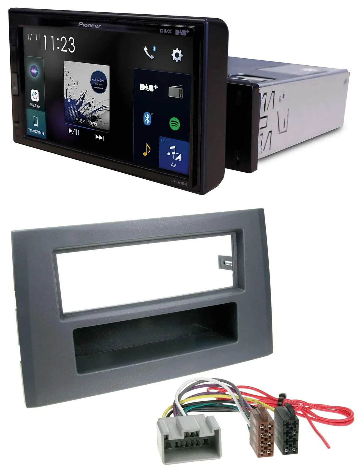 Pioneer DAB MP3 Bluetooth USB Autoradio für Volvo XC90 (14 Pin, 2002-2014)